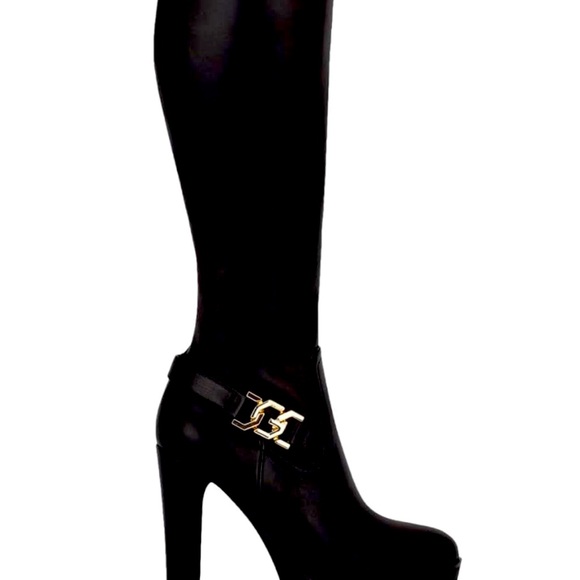 Guess Shoes Gues Black Brand New Over The Knee Boots Poshmark